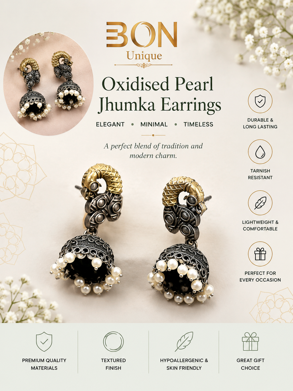 Traditional Jewelry Gift Box + 10 Pieces of Traditional Jewelry