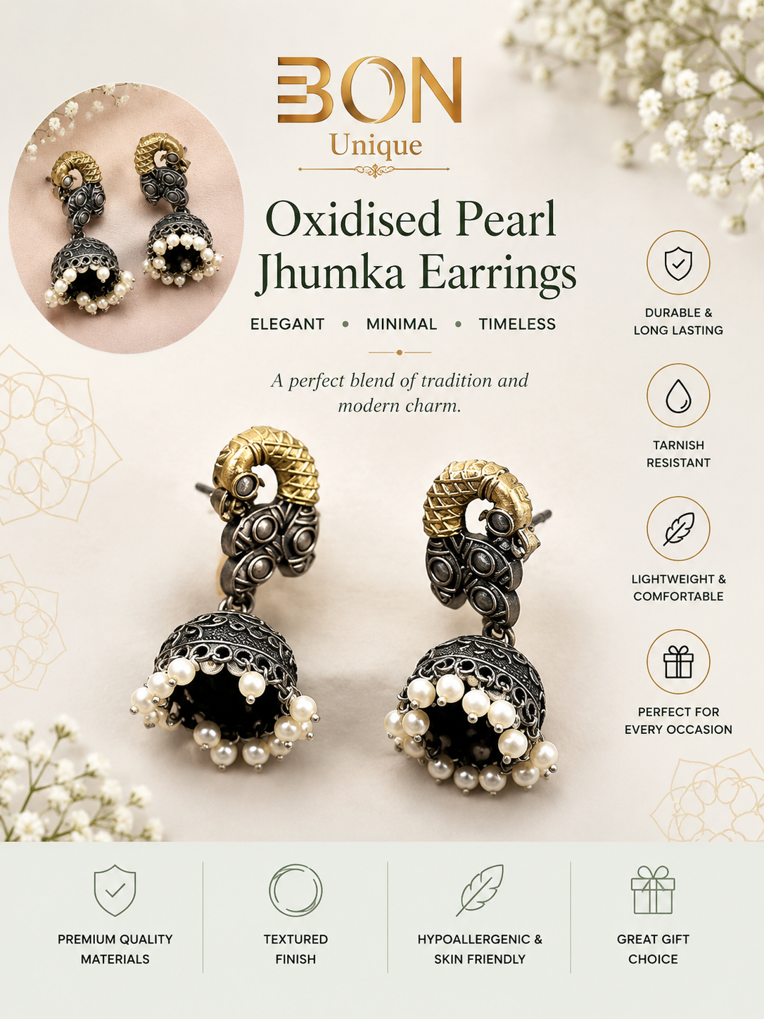 Traditional Jewelry Gift Box + 10 Pieces of Traditional Jewelry