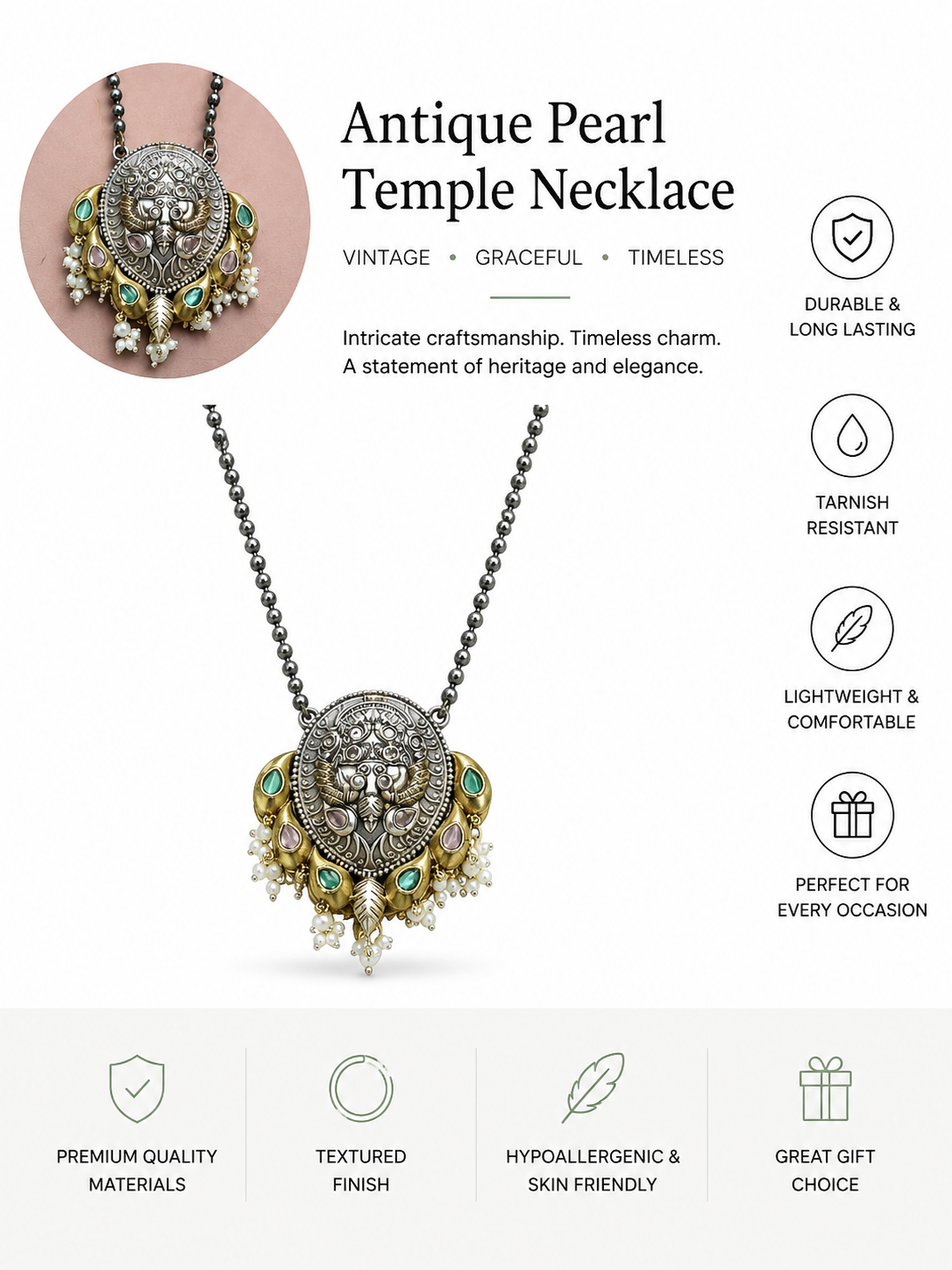 Traditional Jewelry Gift Box + 10 Pieces of Traditional Jewelry