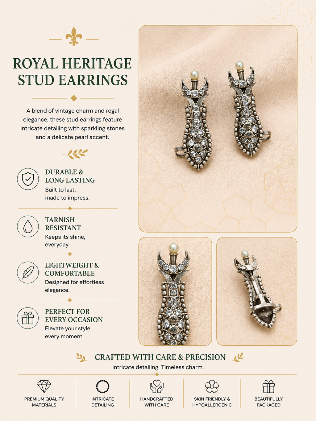 Heritage Jewellery Gift Box Set + 10 Jewellery Pieces