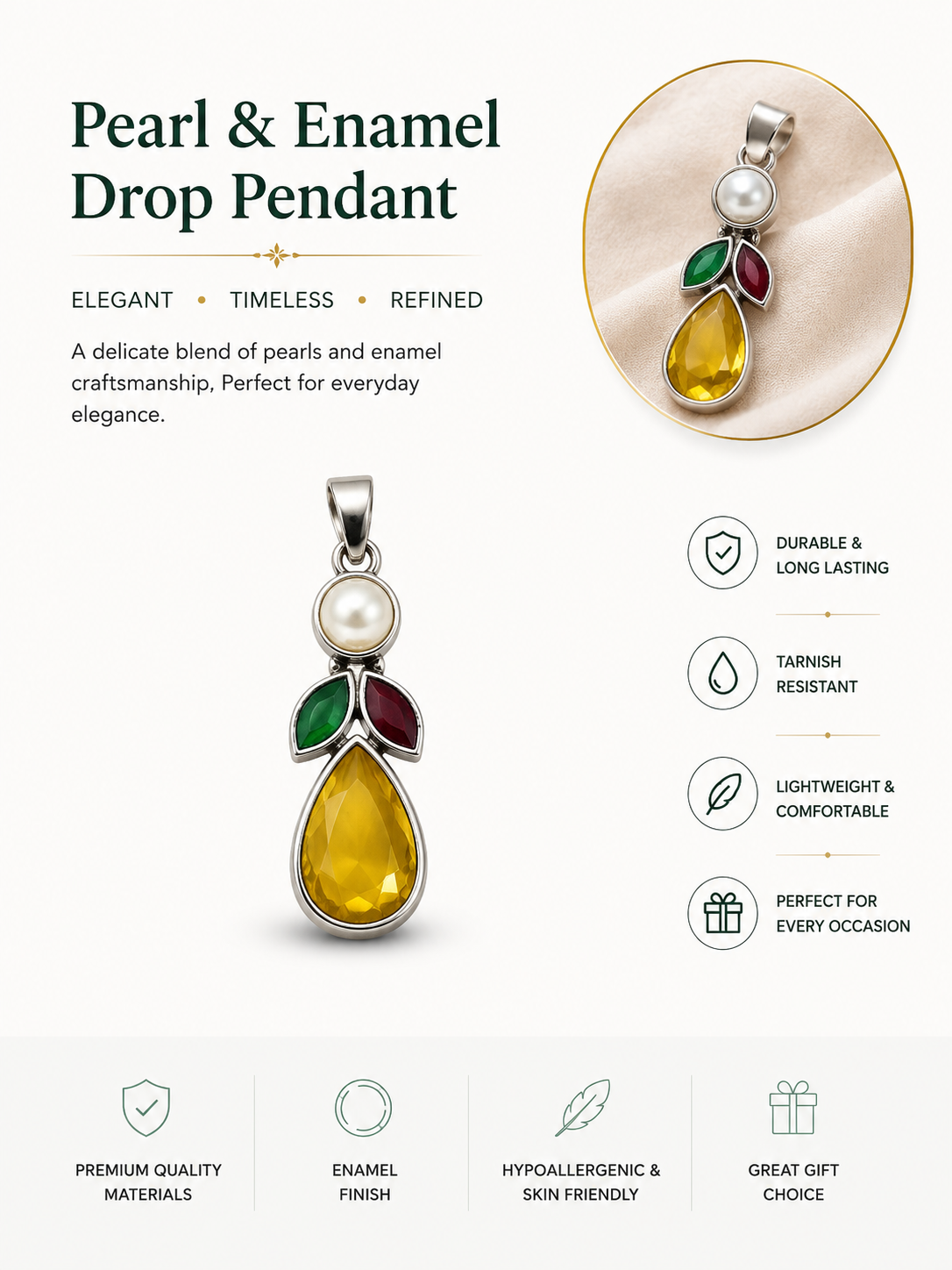 Traditional Jewelry Gift Box + 10 Pieces of Traditional Jewelry