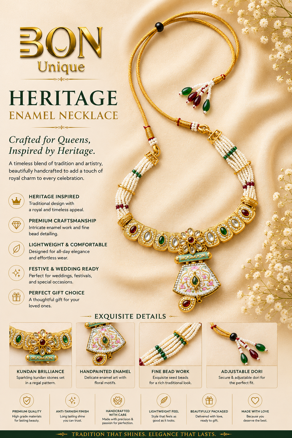Heritage Jewelry Gift Set || Crafted for Queens, Inspired by Heritage.