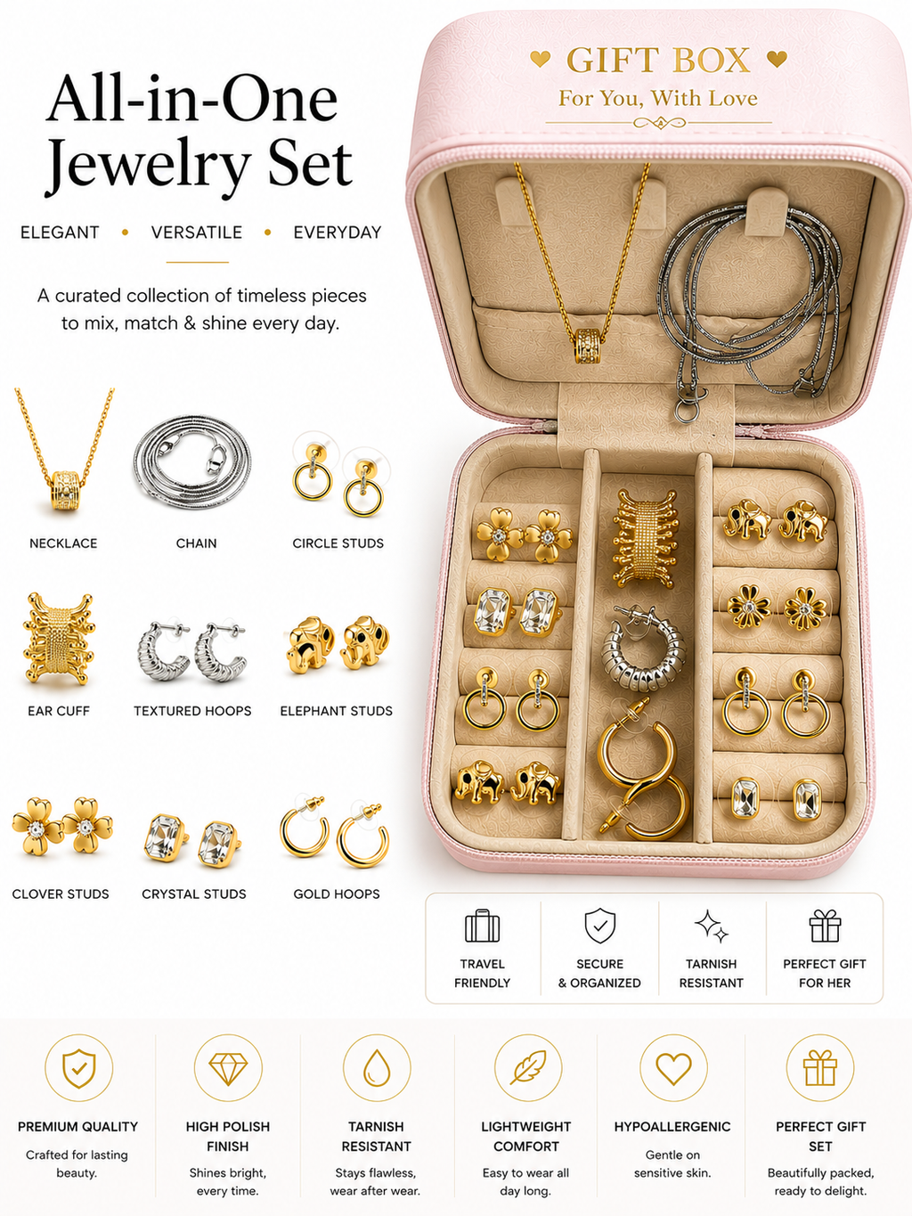 Gift Box — 10-Piece Jewellery Collection