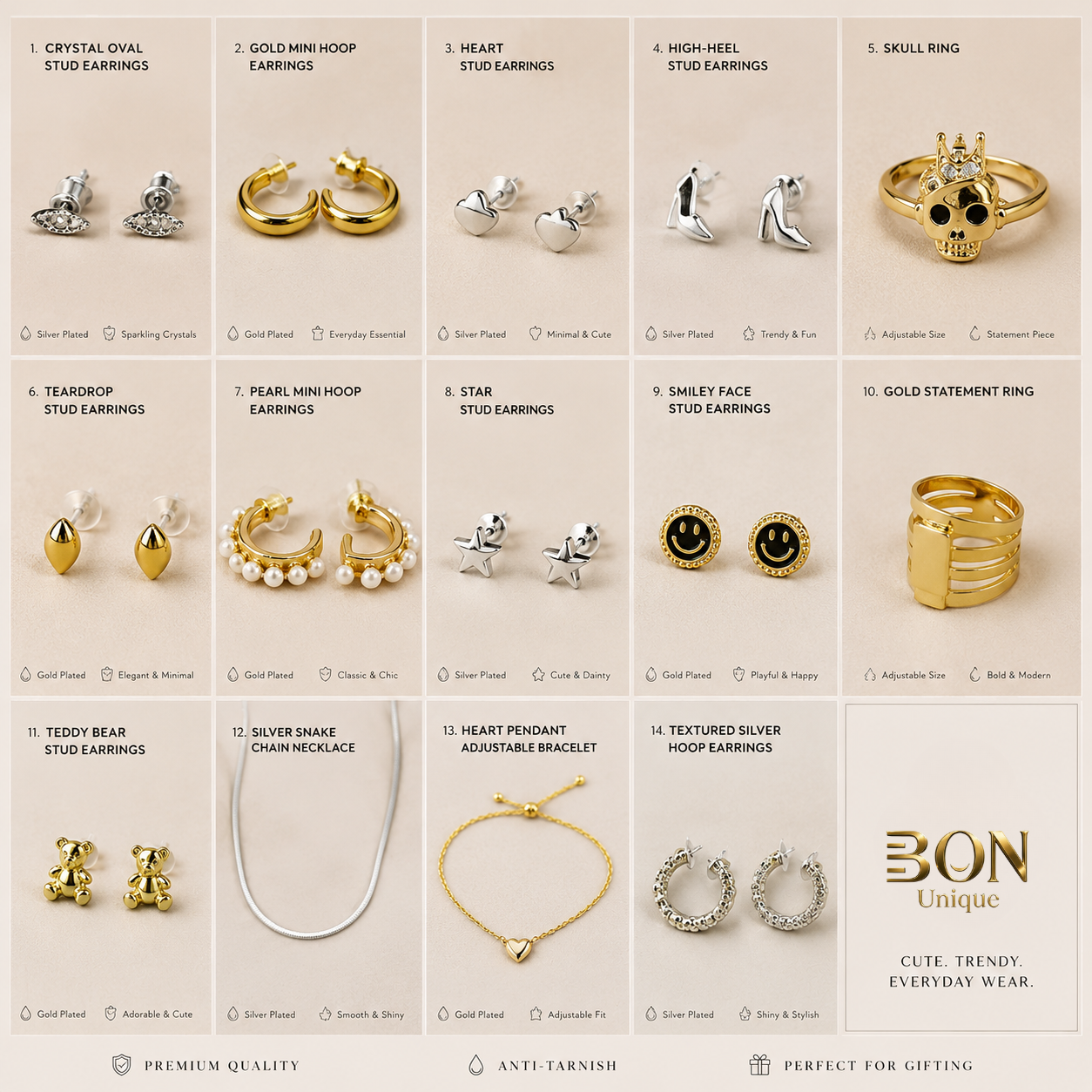 Gold Treasure Chest Jewellery Box