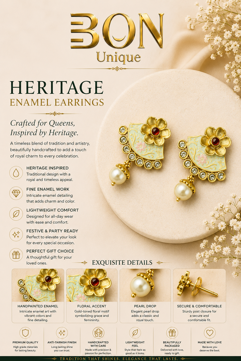 Heritage Jewelry Gift Set || Crafted for Queens, Inspired by Heritage.