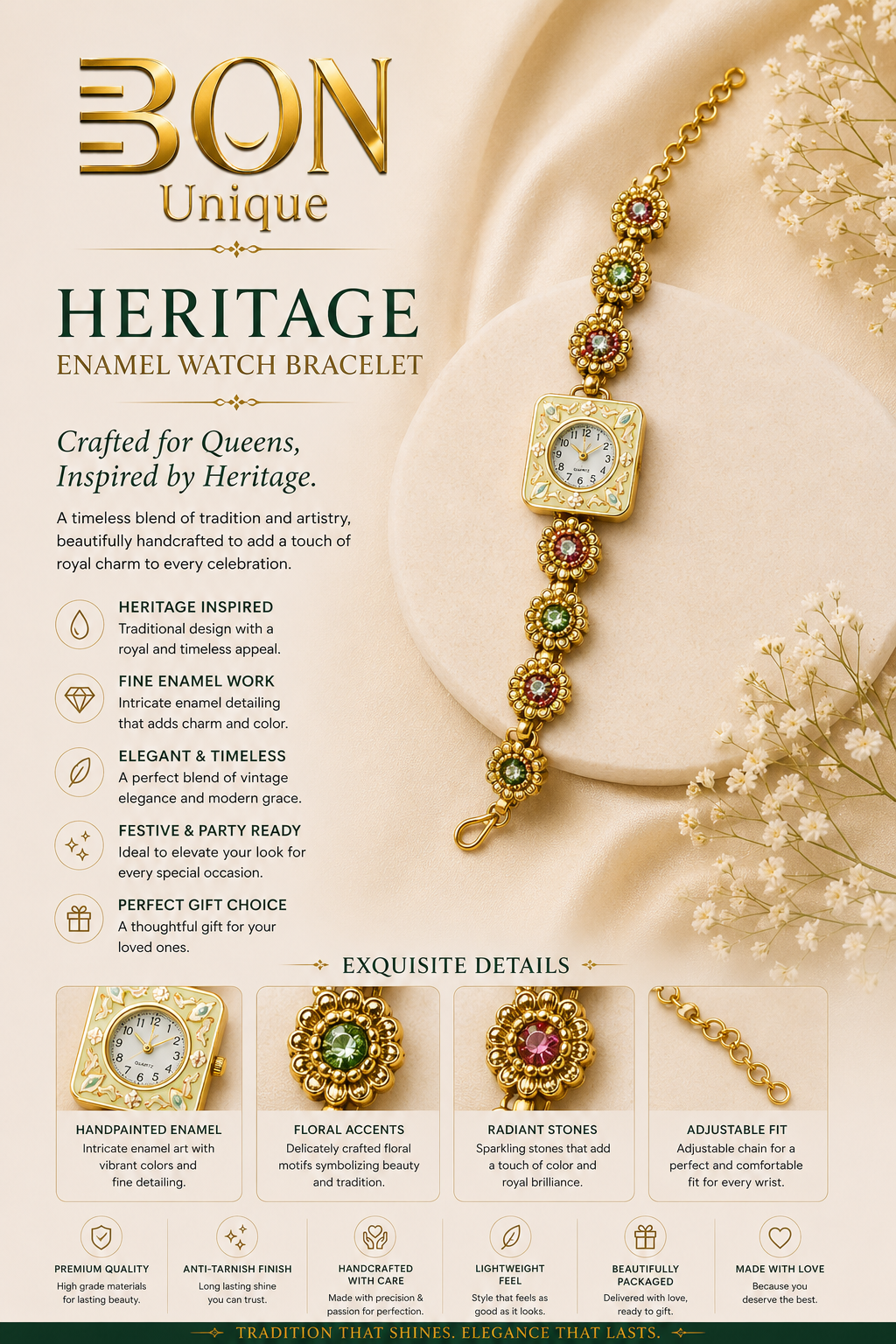 Heritage Jewelry Gift Set || Crafted for Queens, Inspired by Heritage.