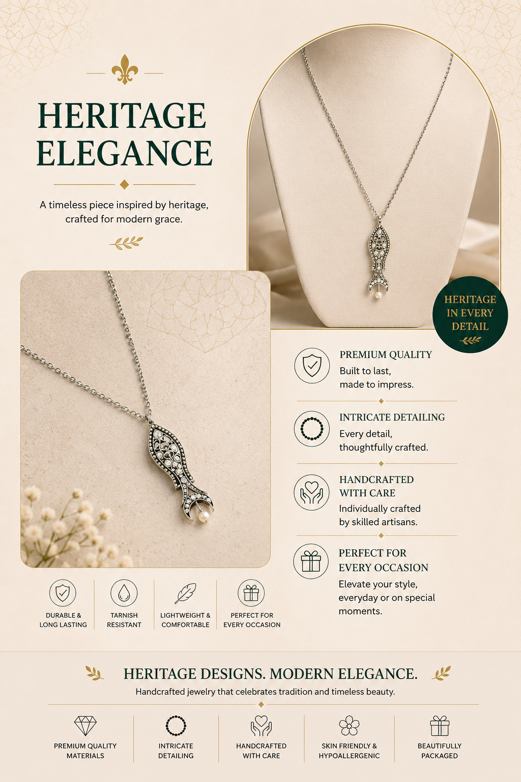 Heritage Jewellery Gift Box Set + 10 Jewellery Pieces