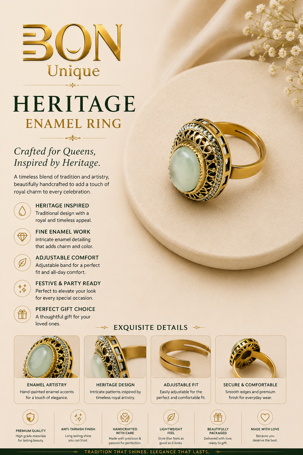 Heritage Jewelry Gift Set || Crafted for Queens, Inspired by Heritage.