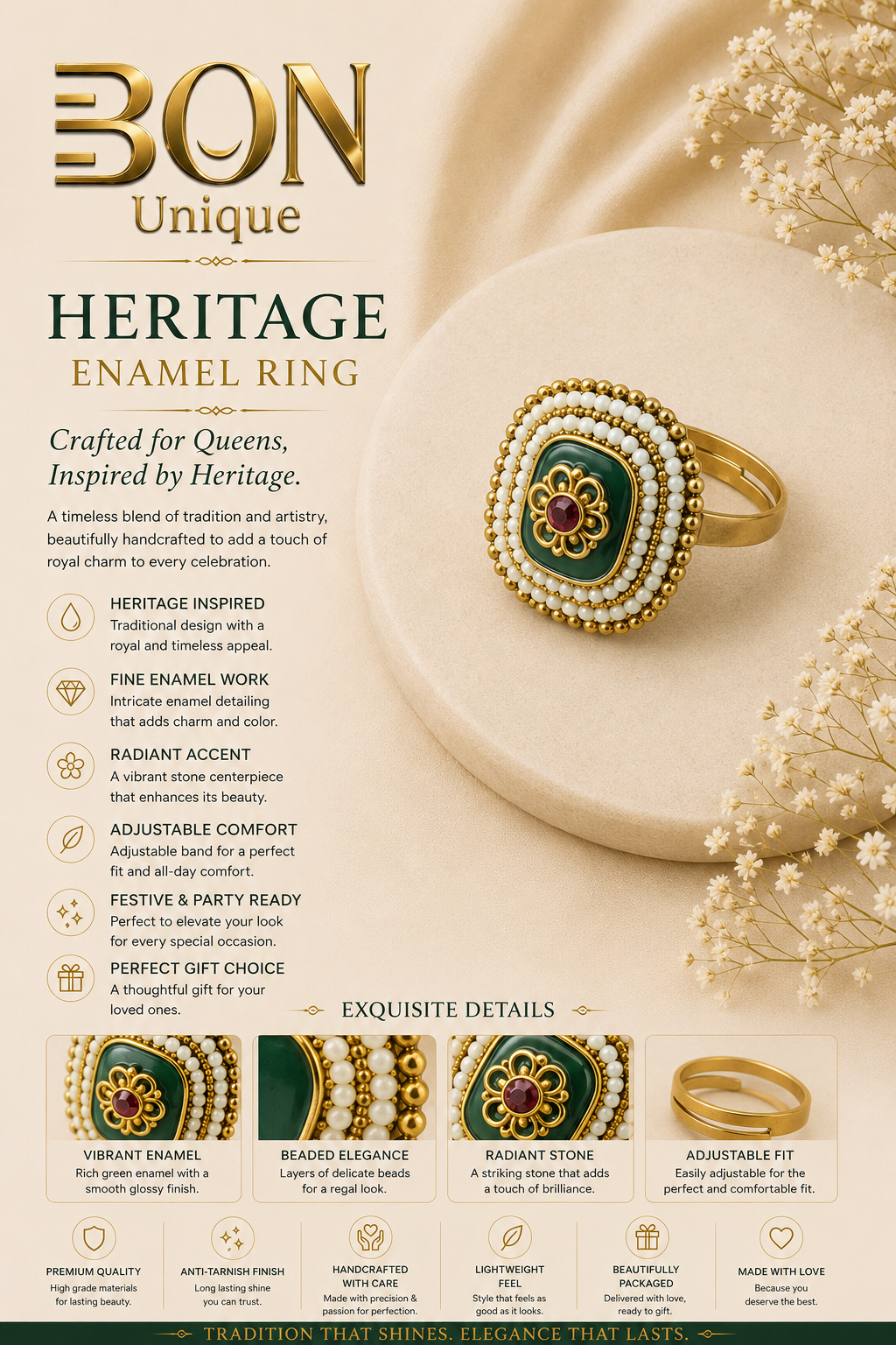 Heritage Jewelry Gift Set || Crafted for Queens, Inspired by Heritage.
